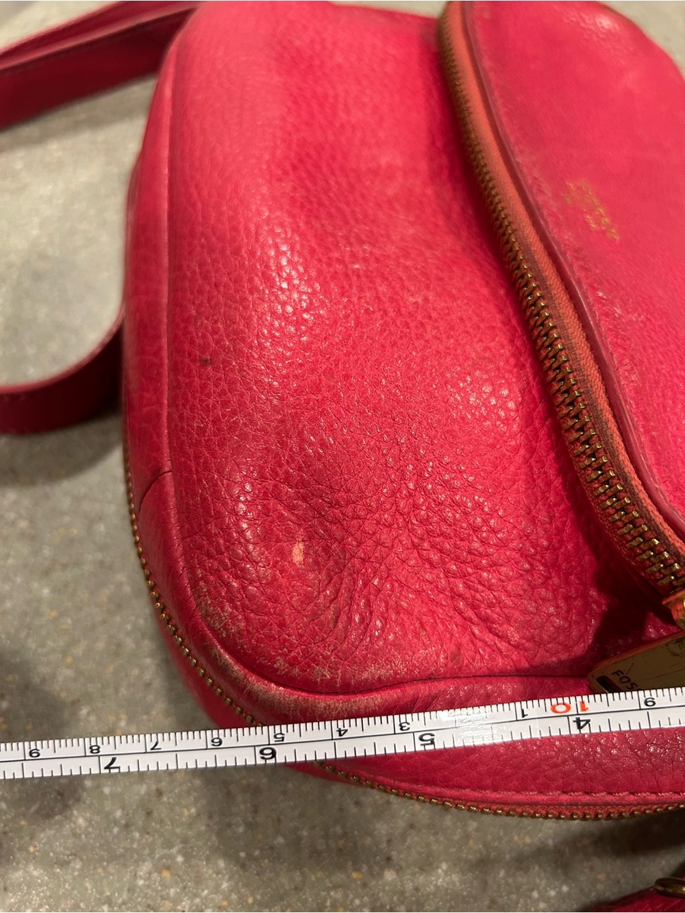 Fossil small Preston Crossbody Bag in Pink - Picture 2 of 10